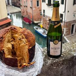 Panettone und Champagner - Super Frühstück