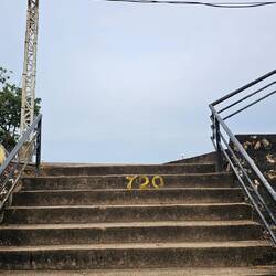 720 Stufen gings zum Aussichtspunkt rauf.