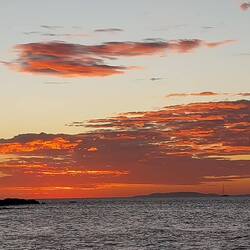 Sonnenuntergang Mittwoch