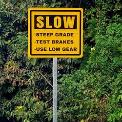 Aber das Schild sagt alles!