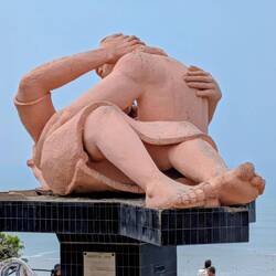 The kiss by Victor Delfin