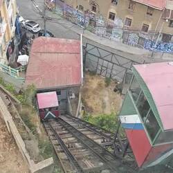 eine der Standseilbahnen in Valparaíso