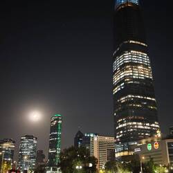 Rückweg zum Hotel mit Blick auf den Gran Torre