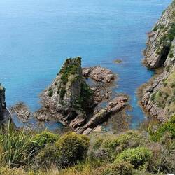 Depart de la petite marche pour le phare