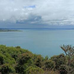 sur la marche pour aller au phare
