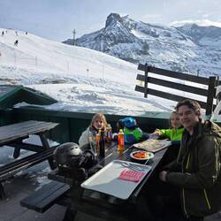 Mittagessen draußen