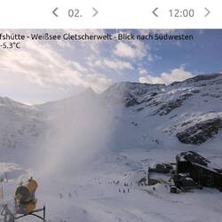 Sicht von der Webcam