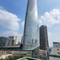 Vue depuis le toit de notre hôtel 😍