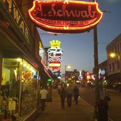 Nachtleben in Memphis