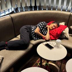 Lounge im Flughafen Shanghai