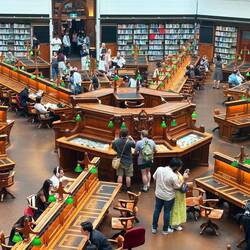 .....viele holen sich einfach Bücher und nehmen Platz☺️📖👨‍🏫