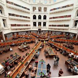 ...vom ersten Stock aus....