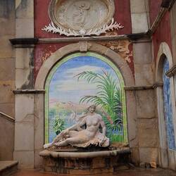 Teil des Palast-Brunnen