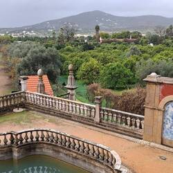 Schöner Blick über die angrenzende Landschaft