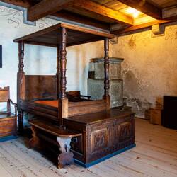 The Bernese Bedoom ... Château de Chillon — Veytaux, Switzerland.
