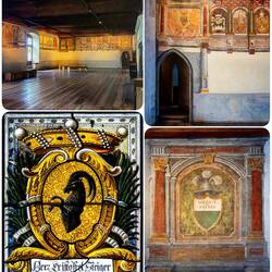 Coat of Arms Hall ... features paintings of the CofA of the bailiffs in office from 1536 to 1797.