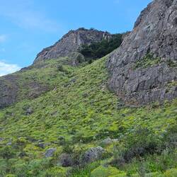 Ein letzter Rückblick: war ja tatsächlich nur ein 45 min Aufstieg, da hatten die Jungs schon Recht😂