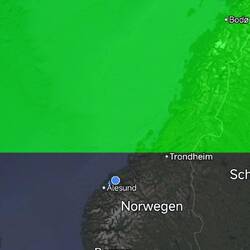 Um Polarkichter zu sehen befinden wir uns leider schon zu weit südlich