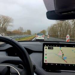 Bye, bye Niederlande - kurzer Check durch die Bundespolizei an der Grenze zu Deutschland.
