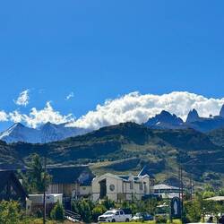 Ausblick vom Supermarkt ... Cerro Torre