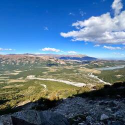 Blick auf unser Zelt 😂