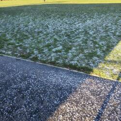 Plenty of frost on the ground this morning