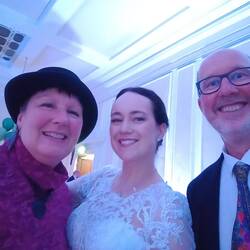 Us with the bride 👰‍♀