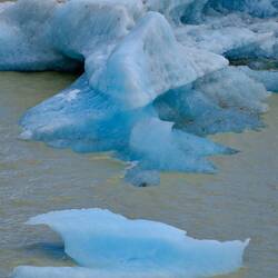 Eisschollen auf 700m Höhe