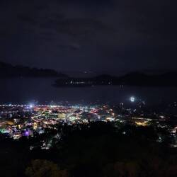 Vom Aussichtspunkt aus.