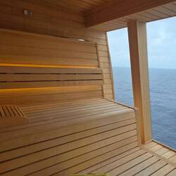 Sauna mit Meerblick