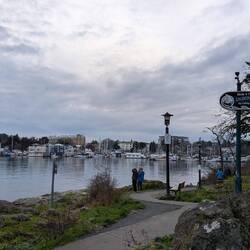 Floating homes in Esquimalt.