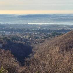 Morning view from our balcony. Hotel Colonne, Santa Maria del Monte.