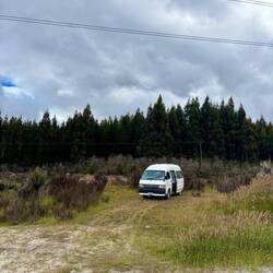 De slaapplek in Monowai