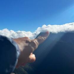 One of the mountains from yesterday