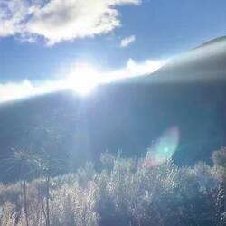 The actual view the past two days