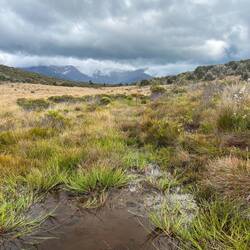 Sump/mud last km to the hut