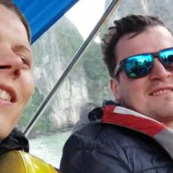 On the speed boat 🚢