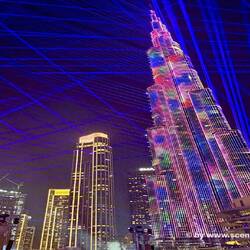 Lichtshow Burj Khalifa