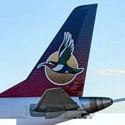 1. Flug mit Airlink (Sunbird)