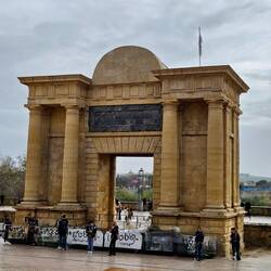 Triumphal Arch in front of the Mezquita (top sight in Cordoba)