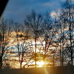 bei Freiburg reist der Himmel auf