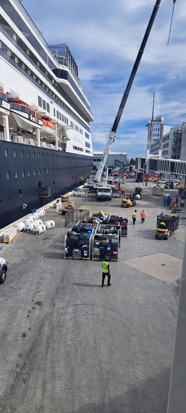 The chaos that is embarkation day.