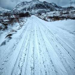 Am Hinweg war das Wetter noch schön
