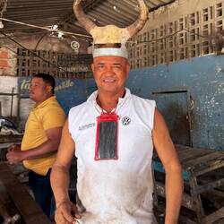 Rafael Castro a well-known welder keeping the market running