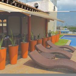 unser Dachpool im Hotel