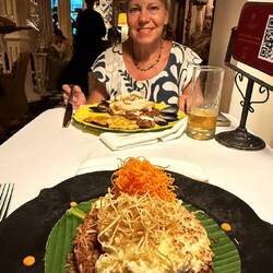 feines Essen am letzten Abend im "Candé"