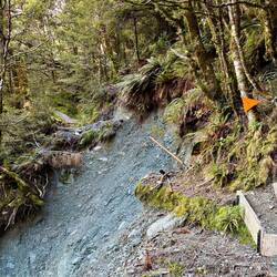 Lijkt erop dat er toch iemand is gestopt in die 200m 🤷‍♂️ Die ligt nu als straf in het ravijn