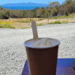 Eiskaffee mit Ausblick😍