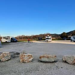 Stellplatz Chusclan mit Entsorgung