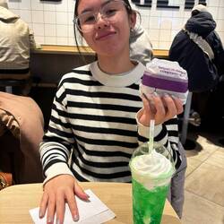 Teriyaki Mcburger and a melon Mcfloat